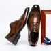 Elegant Genuine Leather Brogue Oxford Shoes For Men | Big & Tall Formal Dress Shoes | Classic Wingtip Design For Wedding & Business Attire_vogvips.com