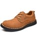 Outdoor Casual Shoes For Men, Autumn And Winter, Retro Fashion, Low-Top Men's Work Shoes, Thick-Soled, Non-Slip Men's Le_vogvips.com