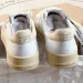 EPT Korean Blogger's Same Cowhide Designer Fashionable Sports And Leisure Board Round Toe Lace Up Women's Niche White_vogvips.com