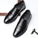Suitable For All Seasons Height Increasing Casual Black Formal Leather Low Heel Men's Cowhide Pointed Business Shoes_vogvips.com