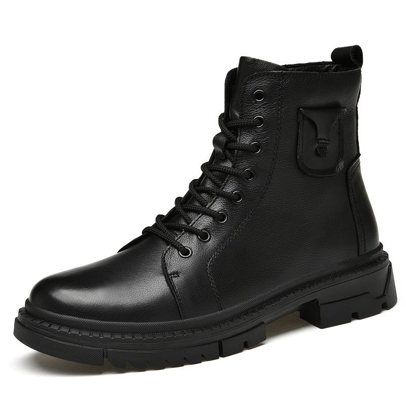 Men's Shoes High Top Men's Boots Tooling Top Boots Martin Boots Men's Large Size_vogvips.com