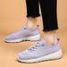 Spring Lace Up Cushioned Running For Men And Women Large Size Flyknit Casual Sports Shoes Sneakers_vogvips.com