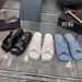2026 Summer New High-Quality Style Thick-Soled Cross Sandals For Women Slip-On Genuine Leather Denim Half Slippers_vogvips.com