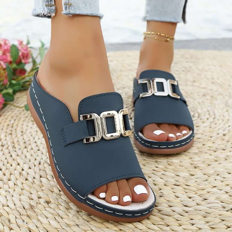 Sandals Women Wedges Summer Slippers Slides Casual Beach Flexible Lightweight Women's Sports Leisure Arch Support Luxury_vogvips.com