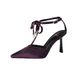 In Stock 26L10 Lace Mesh Pointed Toe High-heeled Shoes For Women, 2026 New Style, Thin Heel, Bowknot, Elegant And_vogvips.com