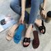 Women's Summer Slippers, New Trendy Outdoor And Indoor Korean Style Casual Fashionable One-Strap Slippers_vogvips.com