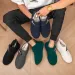 YRZL Men's Comfortable Winter Cotton Warm Soft Lightweight Simple Fashion Flat Slippers Anti-Slip Home Shoes For Men_vogvips.com
