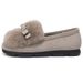Warrior Winter Cotton Shoes With Fleece Lining, Thickened Snow Boots, 2025 New Style, Slip-On Loafers, Women's Moccasins_vogvips.com