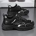 Summer 2025 New Breathable Mesh Sports Men's Trend Versatile Thick Sole Casual Running Dad Shoes_vogvips.com