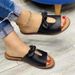 2025 Summer Oversized Bow Sandals, Fish Mouth Flat Bottomed Women's Shoes_vogvips.com
