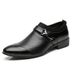 2025 New Spring Breathable Casual Single British Style Pointed Leather Business Formal Large Size Men's Shoes_vogvips.com