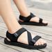 Men's Sandals Summer New High-end Non-slip Outdoor Fashion Driving Korean Style Youth Beach Shoes_vogvips.com