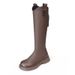 Long Boots For Women, Over-the-Knee V-Cut High 2023 Autumn And Winter Slimming Riding Boots, Sizes 34-42_vogvips.com