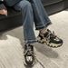 2025 Spring And Autumn New Fashionable Street Sponge Cake Mid Heel Thick Bottom Women Fashion Versatile Shoes_vogvips.com