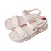 Cross-border Spring-summer Roman Flat Sandals For Women, One-strap Open-toe Women's Sandals, Student Outdoor Pleated_vogvips.com
