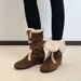 Snow Boots For Women Wearing Autumn And Winter Warm Short Cotton Boots_vogvips.com