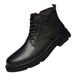 Leather Crocodile Pattern Casual Leather Boots Outdoor Cotton Thermal Martin Boots Tooling Martin Boots_vogvips.com