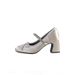 French Fairy-style Round-toe Bowknot Sho, New Spring And Autumn Dign With Rhintone Strap High-heeled Mary Jane_vogvips.com