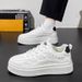 Men's Autumn New Breathable Canvas Men's Trend Versatile Thick Sole White Sports And Casual Board Shoes_vogvips.com