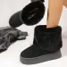 Platform Womens Round Toe Warm Thickened Plush Winter Mid-calf Boots Thick Sole Casual Comfortable Anti-slip Women Snow_vogvips.com