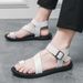 Men's In Large Size, New Summer Sandals, Fashionable Youth Street Fashion Shoes, Personalized Breathable Casual Shoes_vogvips.com