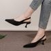 2025 Summer New Solid Color European And American Plus Size Pointed Toe Stiletto Sandals For Women, Versatile Fashion_vogvips.com