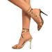 Cross-Border Foreign Trade Plus Size Women's Shoes 2025 Summer New Style 11cm Thin Versatile Elegant Gold High Heel_vogvips.com