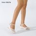 Women's Rope-Wrapped Platform Sandals - Wide Width Chunky Heel Summer Shoes For Women_vogvips.com