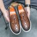 Unbeatable Quality Large Size Fringed Board For Men, Covers, Foot Pedals, Fashion S, Daily Men's Personality, Business Casual Leather_vogvips.com