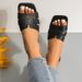 Women's Shoes Summer New Style Flat Slippers For Women Casual Square Toe Flat Heel Outdoor Wear Large Size Women's Shoes_vogvips.com