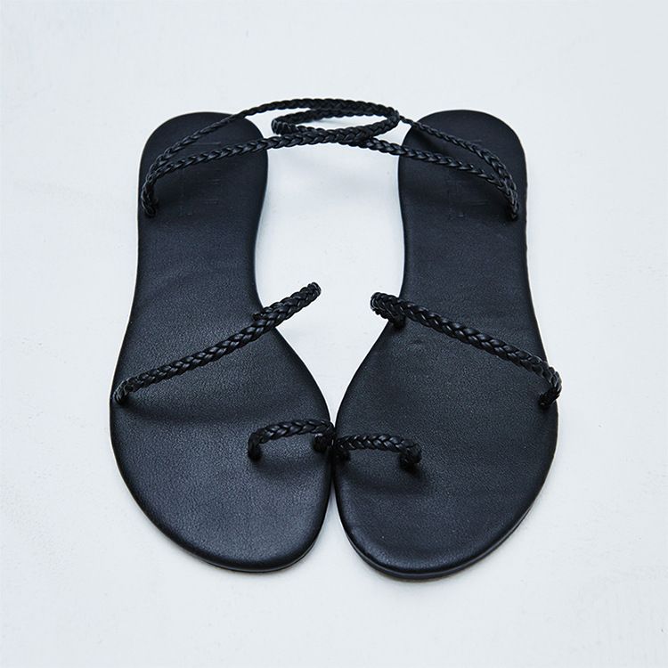 Factory Direct Sale 2025 New Round Toe Cross-border Women's Fashion Versatile Flat Sandals For Women_vogvips.com