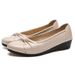 High Quality 2025 Single Thick Heel Square Toe Loafers Spring And Autumn Women's Plastic Mid-Heel Shoes Summer Fashion Casual_vogvips.com