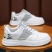 Summer New Breathable Little White Men's Korean Edition Versatile Thick Sole Sports And Casual Board Trendy Shoes_vogvips.com