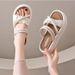 National Style Slippers Women's Thick-soled Non-slip Outer Wear Sandals With Soft Soles And Skirts, And Two Roman Sandals._vogvips.com