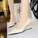 2905-1 Fashion Banquet Women's High Shallow Mouth Pointed Lacquer Leather Single Shoes Slope Heels_vogvips.com