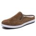 Spring New Indoor Slippers Lasagna Trend Half Slippers Old Beijing Cloth Shoes Men's One-pedal Casual Shoes_vogvips.com