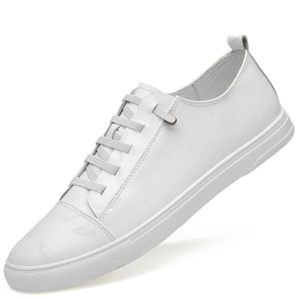 Ripple Men's Shoes, White Board Shoes Men's Sports And Leisure Shoes Men's White Shoes_vogvips.com