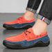 Trendy Driving Men's Shoes Breathable Leather Soft Bottom Skateboard Shoes Men's Business British Style Versatile Casual_vogvips.com