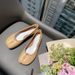 Pig's Cowhide Split Toe Women's Summer Flat Shallow Mouth Single Ballet Horse Hoof Shoes Grape Mom Same Style Slip-On_vogvips.com