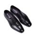 Voyage Spring And Autumn Brogue British Style Pointed Business Formal Genuine Leather Men's Oxford Single Wedding Shoes_vogvips.com