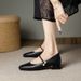 French-style Exquisite Soft Leather Pearl Mary Jane Shoes Women, Suitable Cheongsam, Comfortable For The Feet,_vogvips.com