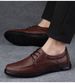 Pattern Leather Shoes Casual Men's Shoes Rubber Non-slip Leather Shoes Casual Men's Shoes_vogvips.com