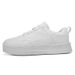 Autumn White Korean Version Flat Bottomed Casual Shoes Men's Breathable Sports Low Top Lace Up Shallow Mouth Board Shoe_vogvips.com
