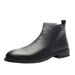 European Warm Series Trendy New Genuine Martin Men's High-top Leather Winter Plush Warm Short Boots_vogvips.com