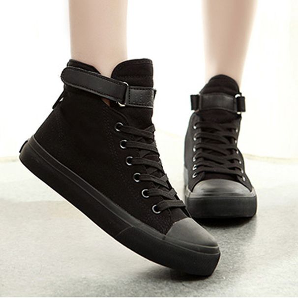 Women's White Women Zapatos De Mujer Tenis Masculino Adulto Platform Canvas Shoes Wedge Sneakers_vogvips.com