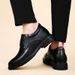 High End Brand Office Business Dress Shoes Men's Inner Height Shoes Thick Soled Simple Black Men's Genuine Leather Casual Shoes_vogvips.com