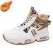 Winter Men's Shoes, Fleece-Lined High-Top Shoes For Men, Trendy Versatile Thickened Warm Cotton Shoes, Thick-Soled Sport_vogvips.com