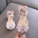 Girls Little And Big Children Princess Pearl Leather Shoes Single Shoes Dance Performance Shoes_vogvips.com