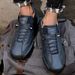 Plus Size Leather Low Top Hand-stitched Casual Flat Slip-on Lazy Men's Driving Shoes_vogvips.com