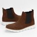 Men's Comfortable Plus Size Chelsea Boots - Lightweight Casual Mid-Calf Boots With Soft Suede Upper & Cushioned EVA Sole (Black, Dark Brown, Beige)_vogvips.com
